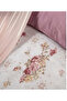 Floral Pattern Elastic Sheet Double Duvet Cover Set Powder - 2