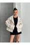 Gabardine Fabric Embroidered Lined Jacket