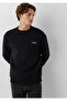 M0S10379 Logo Printed Sweatshirt Men's Sweatshirt Black - 2