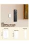 4 Pack Magnetic Remote Control Holder, Wall Mount Storage Caddy, No Drill Self Adhesive Organizer fo - 2