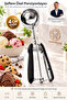 4 cm Slot Mechanism Ice Cream Scoop 304 Stainless Steel Professional Halva Cookie Portioner 723663