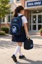 Bat Astronaut Primary School School Bag Lunch Bag Backpack Set of 2 36 X 28 X 20 cm - 7
