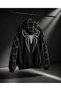 Spider Man Printed / Spider Patterned Trendy Streetwear Zippered Cardigan / Streetwear Y2K - 3