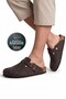 Comfortable Eva Sole Unisex Men's and Women's Home and Outdoor Daily Closed-Front Boston Sabo Felt Slippers - 3