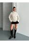 Gabardine Fabric Embroidered Lined Jacket - 4