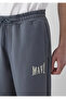 M0010618 Logo Printed Men's Sweatpants Gray - 6