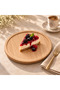 6-Piece Wooden Breakfast and Cake Plate Set |   Presentation, Dessert and Serving Plate - 2