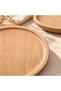 6-Piece Wooden Breakfast and Cake Plate Set |   Presentation, Dessert and Serving Plate - 4
