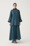 Collar detailed lined tensel tunic