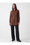 Ozmarka New Season Brown 100% Cotton Women's Shirt Tunic - 2