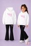 Sweatshirt - Spanish Leggings Set Girls' Winter Top and Bottom Set