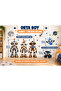 Robot Wall Sticker Set – Space, Rocket, and Planet Themed Kids' Room Wall Decor - 4