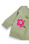 Baby Girl Winter 3 Thread Threaded Floral Embroidered 6-9-12-18-24 Months 2-Piece Top and Bottom Set - 3