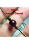 Red Garnet Mini Natural Stone Bracelet - Passion and Energy Stone - 1 Piece - 2