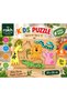 🦒   Wooden Montessori Puzzle for Children |   Safari Animals Educational Wooden Puzzle |   6 Pieces 25X20 cm - 2