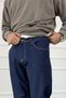 Navy Blue Slim Fit Lycra Jean - Denim Trousers - 2