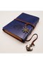 Compass Design Leather Notebook – 150 Unlined Pages, Vintage Look Faux Leather Cover, Sailor Accessory Notepad and Journal 18.5 X 12.5 cm - 3