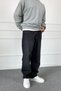 Stone Washed Black Baggy Jean