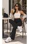 Women's Comfort High Waist Flared Leggings - 4