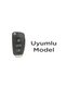Audi A3, A6, A1, A4 Q2, Q3 Switchable 3 Button Silicone Key Protection Case Black Silver - 2