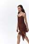 Asymmetric chiffon dress - 2