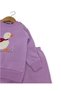 Baby Girl Winter 3 Thread Threaded Duck Embroidery Set 6-9-12-18-24 Months 2-Piece Top and Bottom Set - 5