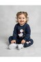 Baby Girl Winter 3 Thread Threaded Duck Embroidery Set 6-9-12-18-24 Months 2-Piece Top and Bottom Set