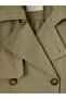 Ozmarka New Season Khaki Belted Oversize Women's Trench Coat - 8