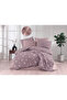 Floral Patterned Elastic Sheet Double Duvet Cover Set Rose Dried