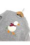 Baby Girl Winter 3 Thread Threaded Duck Embroidery Set 6-9-12-18-24 Months 2-Piece Top and Bottom Set - 4