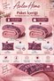 Single Welsoft Quilt Love Patterned Pink Silicone Filled Premium Soft Double-Sided Winter Quilt - 5