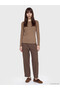 Lcw Everyday Brown Crew Neck Women's Bodysuit - 2