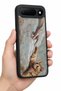 Spark 50 5g Compatible Orange Cat Patterned Camera Protected Shockproof Case - 5