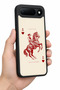 Spark 50 5g Compatible Horse Patterned Shockproof Case with Camera Protection - 5