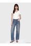 Vizyon New Season White V-Neck Soft Touch Women's T-Shirt - 2