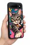 Spark 50 5g Compatible Cat Patterned Camera Protected Shockproof Case - 5