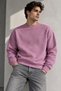 Men's Cotton Sweatshirt Regular Fit Crew Neck Long Sleeve Casual Sweatshirt - 2