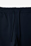 Vicks Men's Navy Blue Trousers with Elastic Waist and Laces, Woven Comfortable Cut - 2