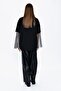 Stoned Mesh Sleeve Detail Design Blouse - 4