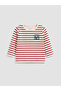 Lcw Red Striped Baby Boy Set - 3