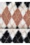 Women's Silvery Diamond Patterned Knitted Beanie - Soft Textured Winter Fuzzy Beanie - 8