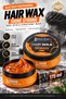 3-Piece Hair Styling Wax Set |   2 Wax Combs + 175 ml Hair Wax |   Professional Hair Styler - 5