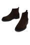 Men's Brown Suede Leather Chelsea Boots Wm680031Ds - 4