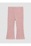 Vizyon New Season Pink Floral Spanish Flared Baby Girl Leggings