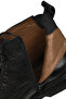 Men's Black Lace-Up Zippered Leather Casual Boots Wm750001Df - 7