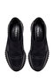 Women's Black Thick Soled Leather Comfort Shoes Af460017Dv - 4