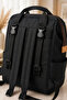 Gray Quilted Detailed Baby Care Backpack - 4