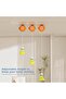 مدرب الريبوند للريشة الطائرة، أداة تدريب ذاتي، 6 قطع/مجموعة، مضيئة للتمرين الفردي - 4