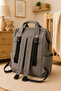 Gray Quilted Detailed Baby Care Backpack - 4