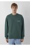 M0S10659 Logo Printed Sweatshirt Men's Sweatshirt Green - 3